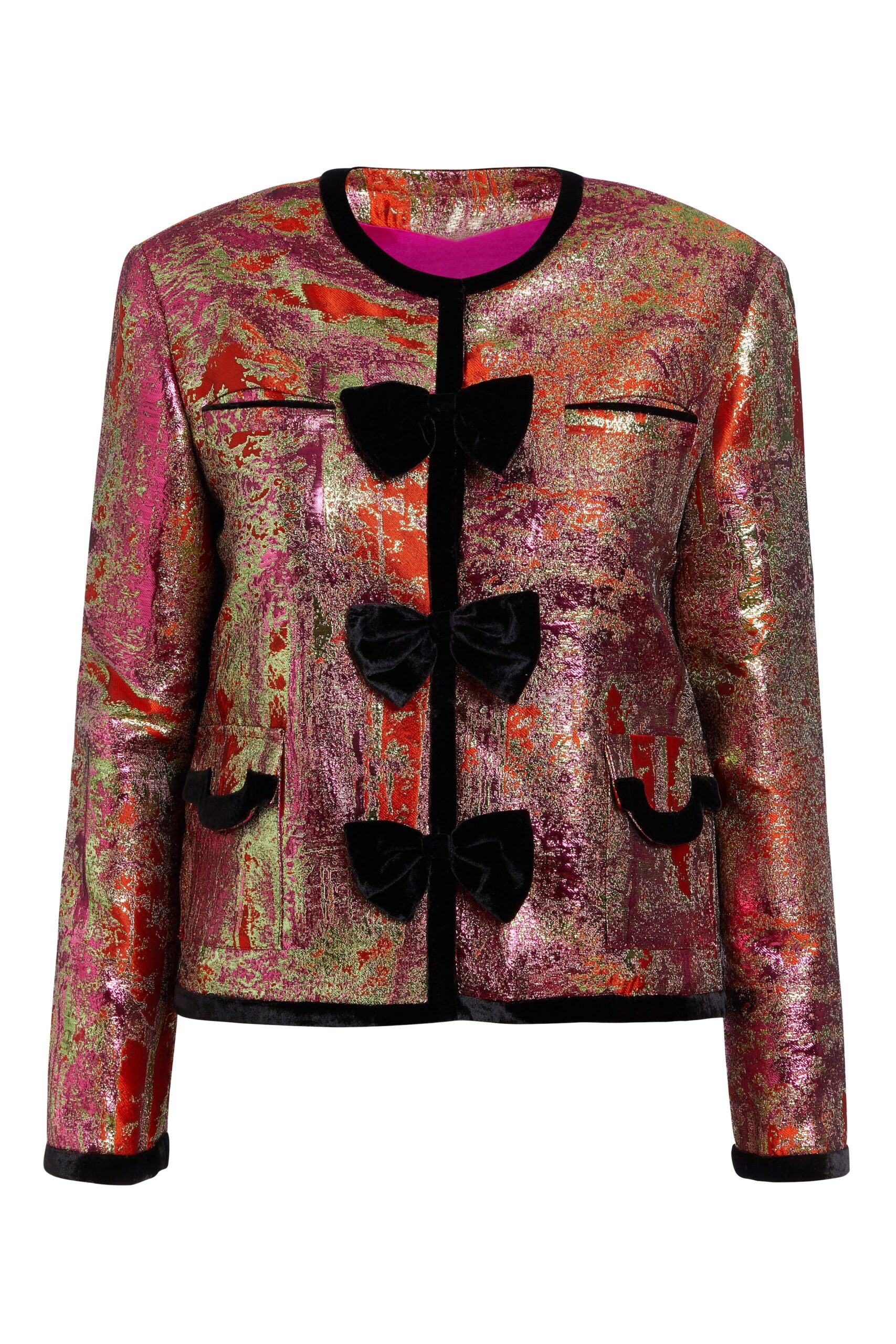 Markarian Helen Metallic Brocade Jacket Markarian