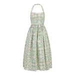 Markarian Leia Ruched Halter Midi Dress Markarian