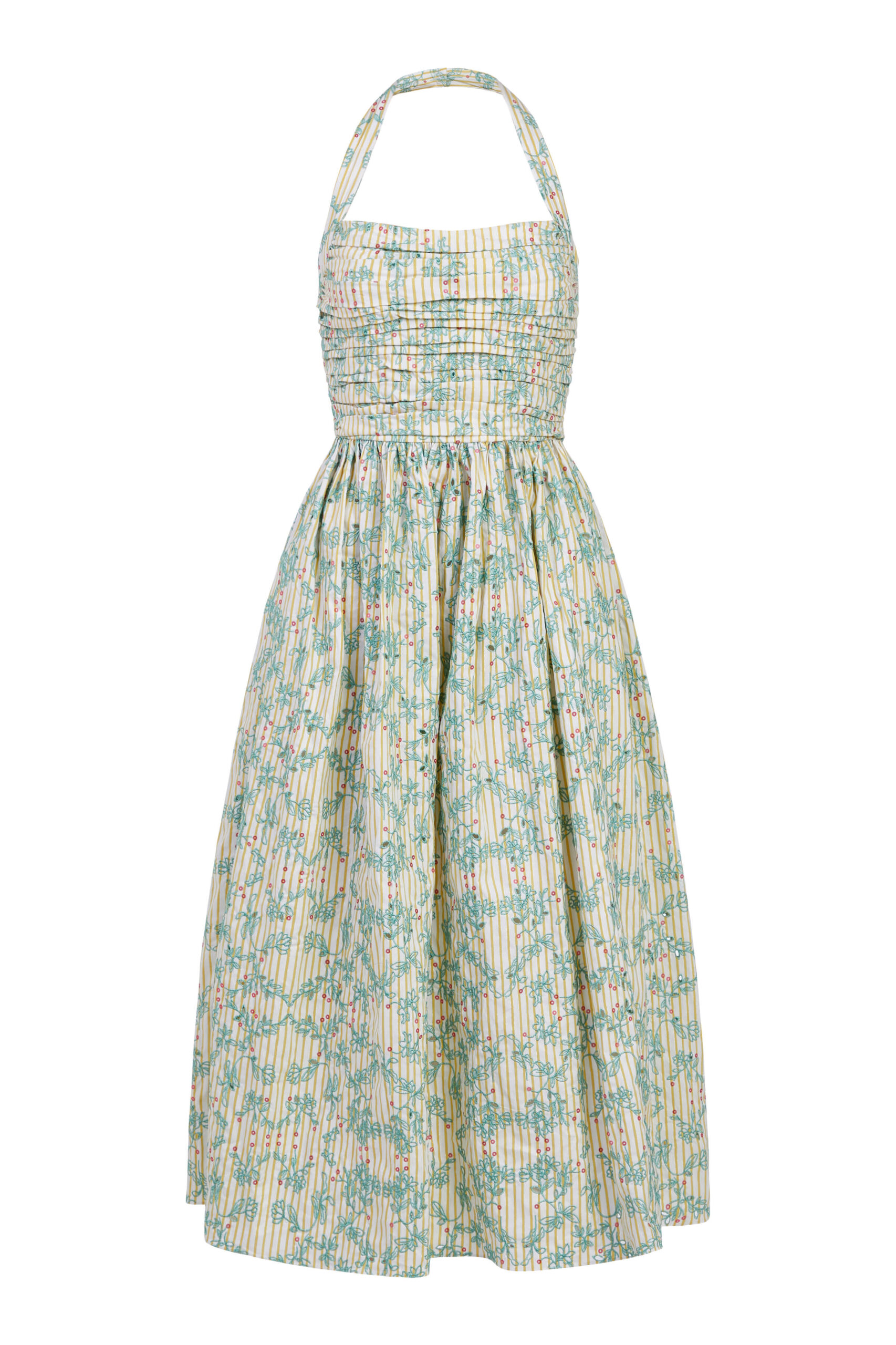 Markarian Leia Ruched Halter Midi Dress Markarian