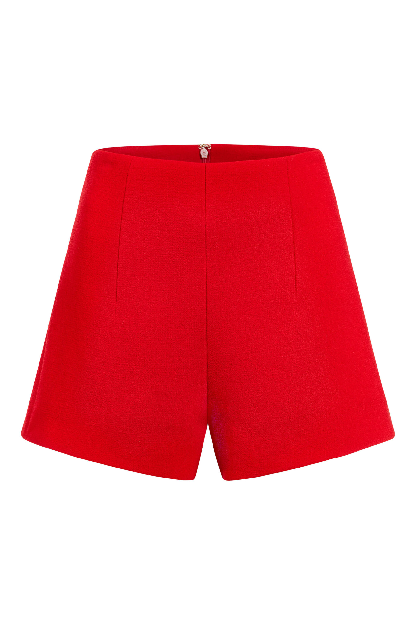 Markarian Mira Red Crepe Shorts Markarian