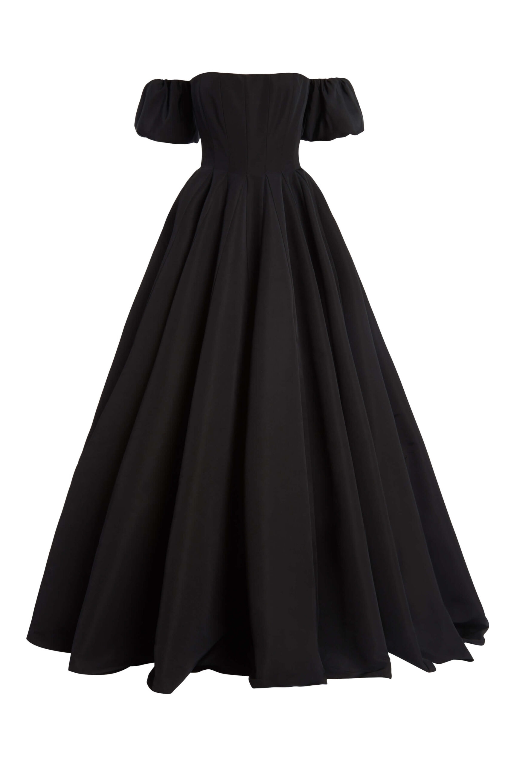 Markarian Thalia Black Silk Faille Gown Markarian