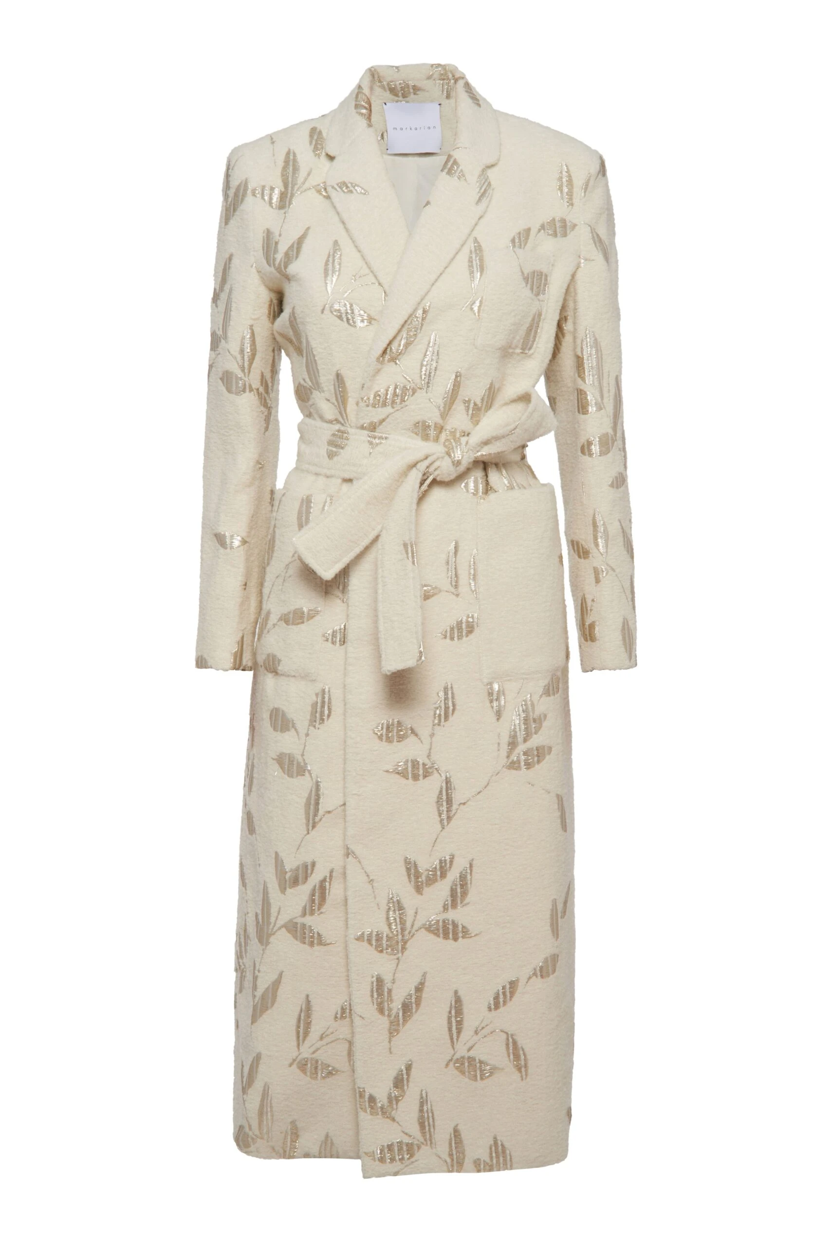 Markarian Yucca Cream Wool Coat Markarian