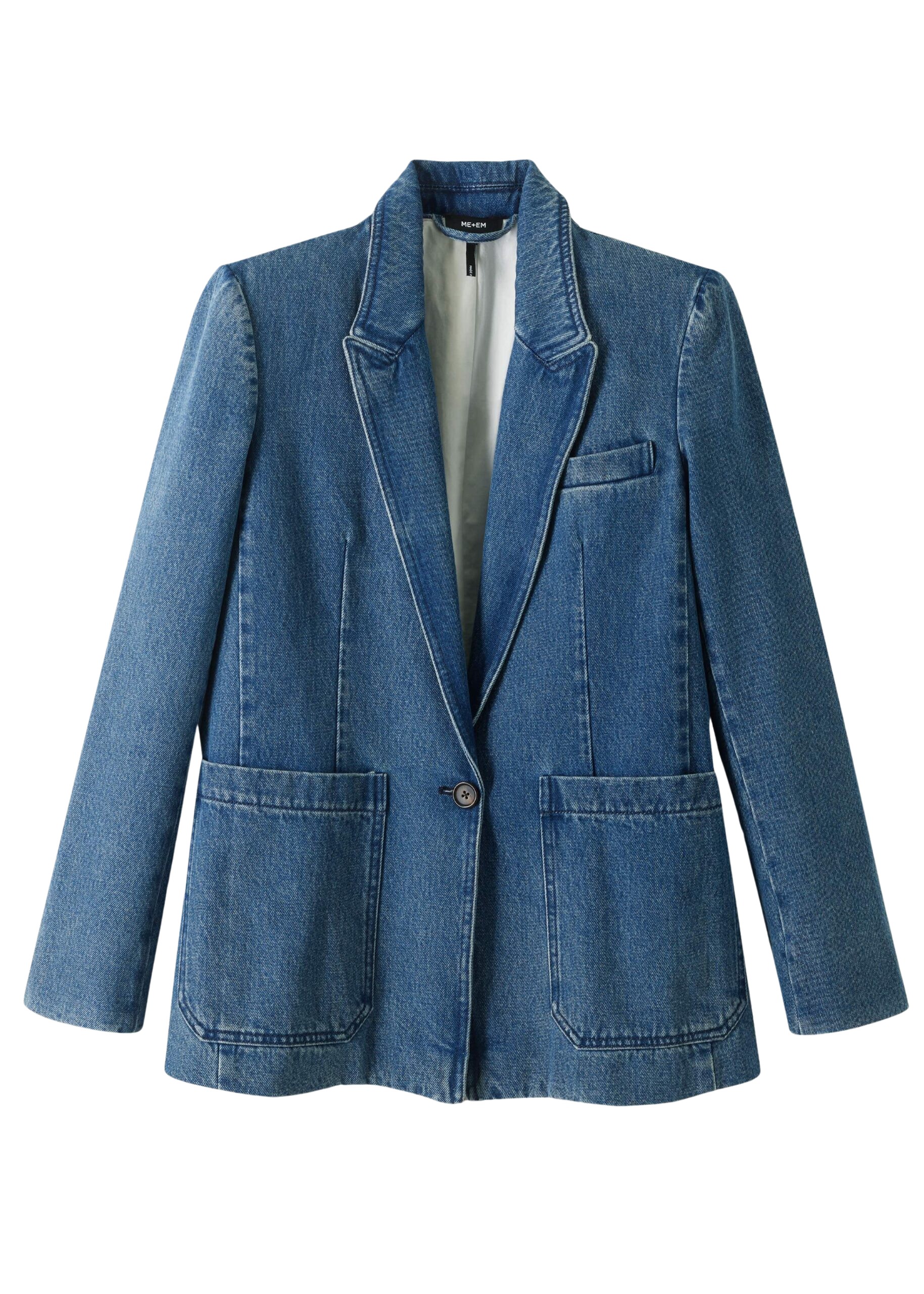 Me and Em Authentic Denim Wear-With-Everything Blazer