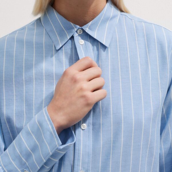 Me and Em Cotton Voile Reversible Shirt, view 4