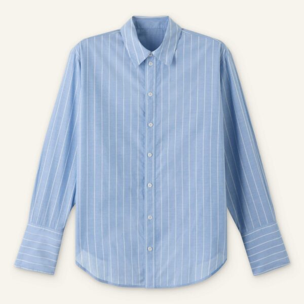 Me and Em Cotton Voile Reversible Shirt, view 8