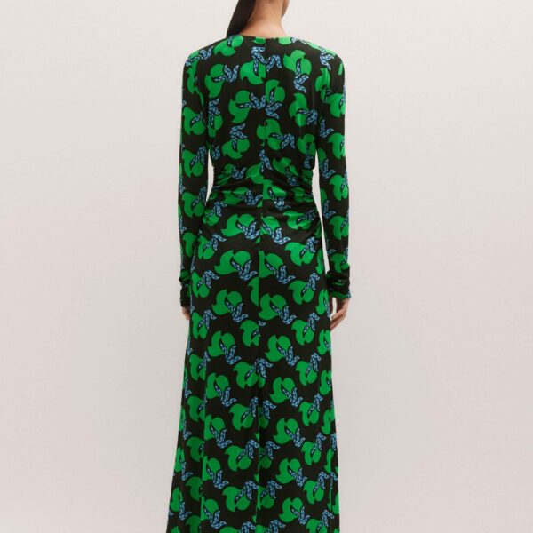 Me and Em Crepe Birds Of Paradise Maxi Dress + Belt, view 6