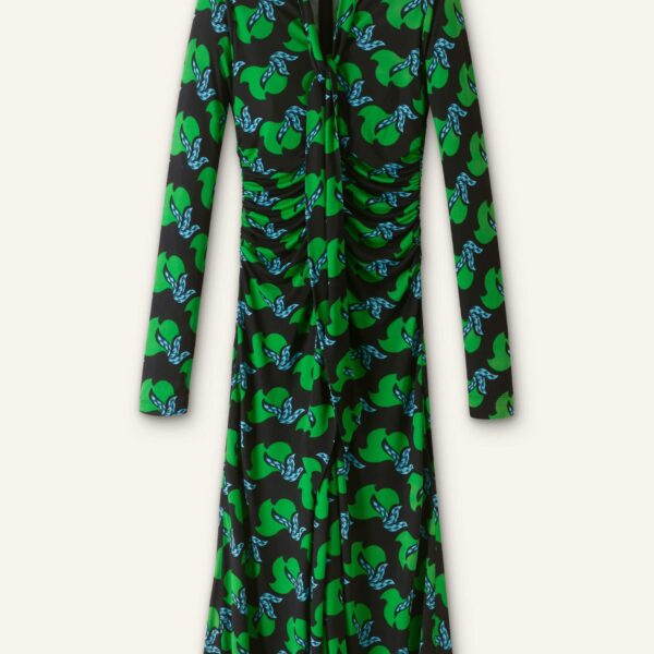 Me and Em Crepe Birds Of Paradise Maxi Dress + Belt, view 7