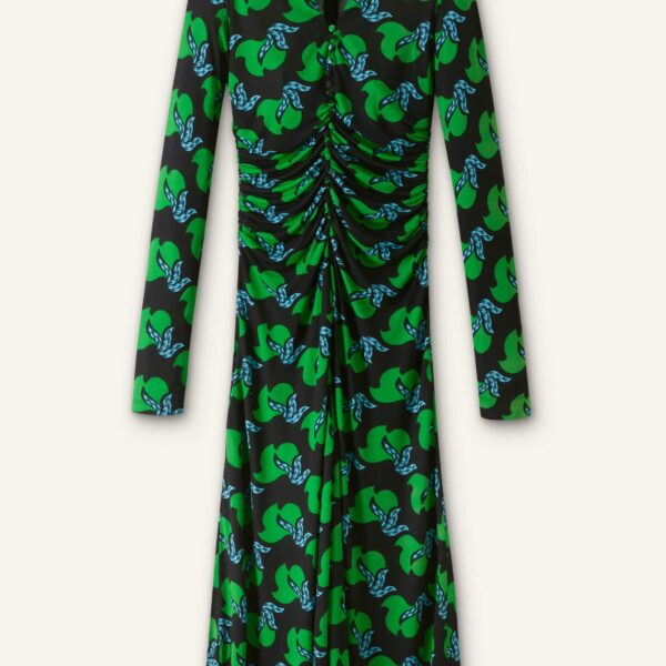 Me and Em Crepe Birds Of Paradise Maxi Dress + Belt, view 8