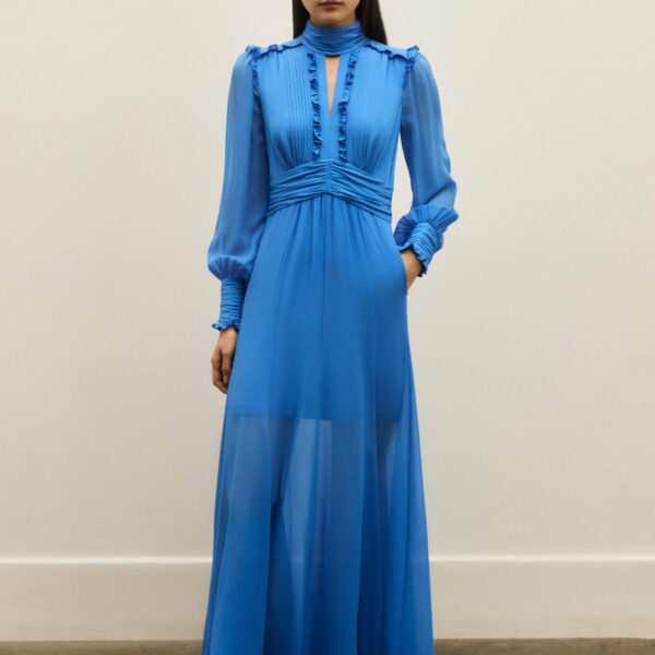 Me and Em Silk Ultra Feminine Maxi Dress, view 3