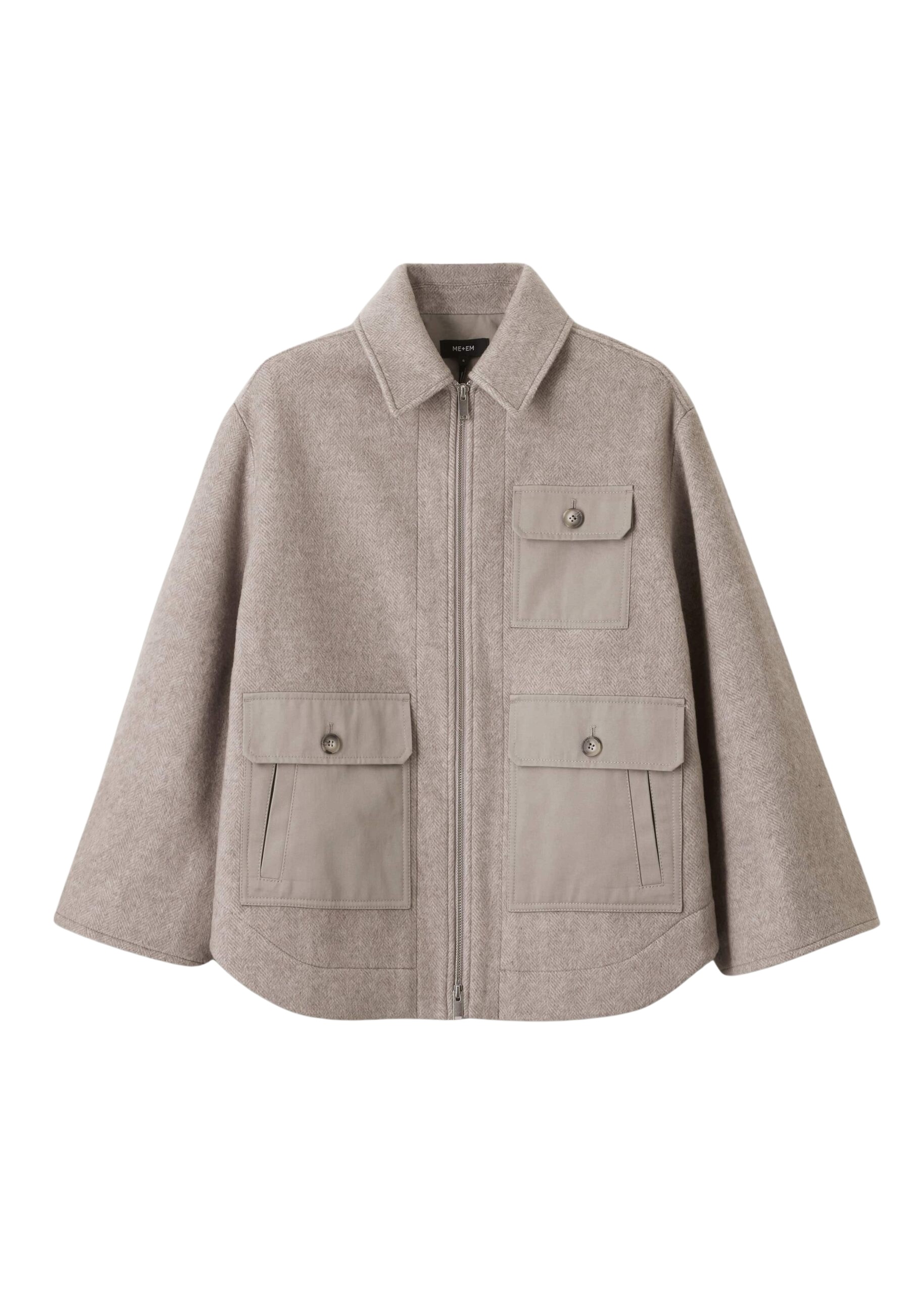 Me and Em Super Soft Wool Relaxed Jacket