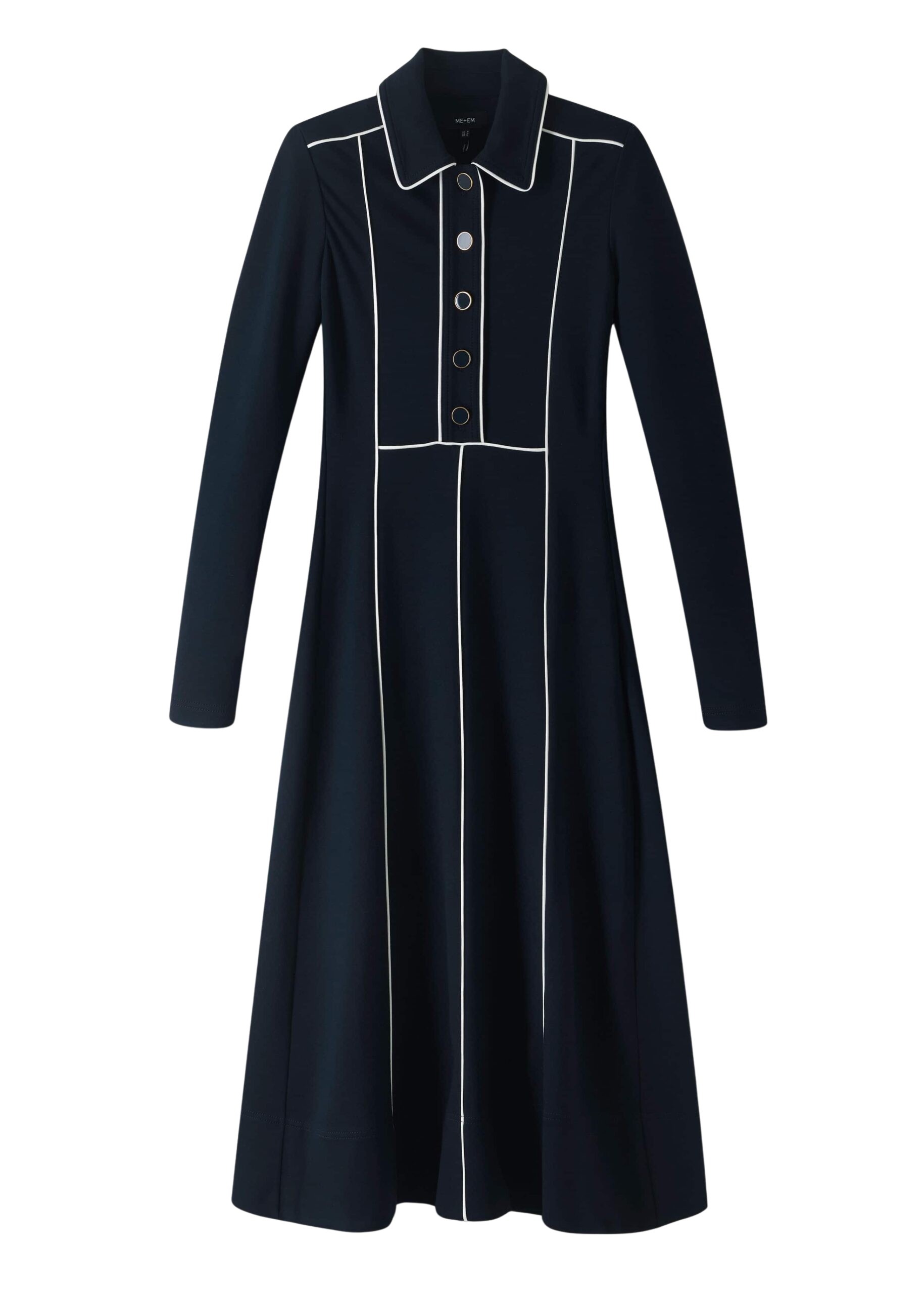 Me and Em Travel Tailoring Contrast Midi Dress