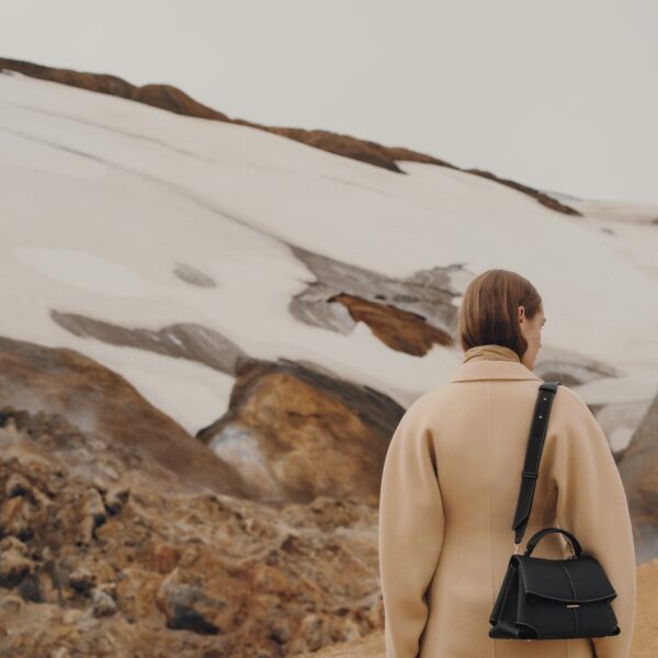 Polene Edition Textured Black  Bag, view 4
