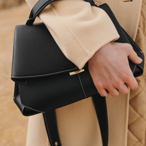 Polene Edition Textured Black  Bag, view 6