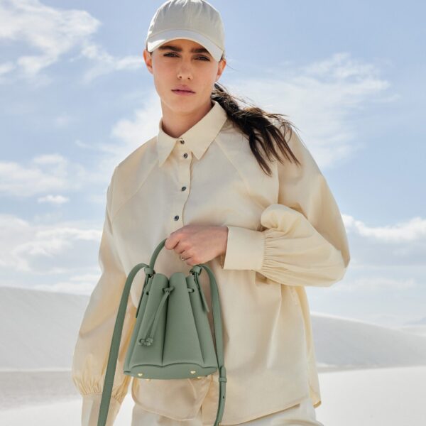 Polene Edition Textured Sage  Bag, view 3