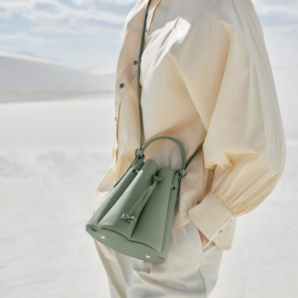 Polene Edition Textured Sage  Bag, view 4