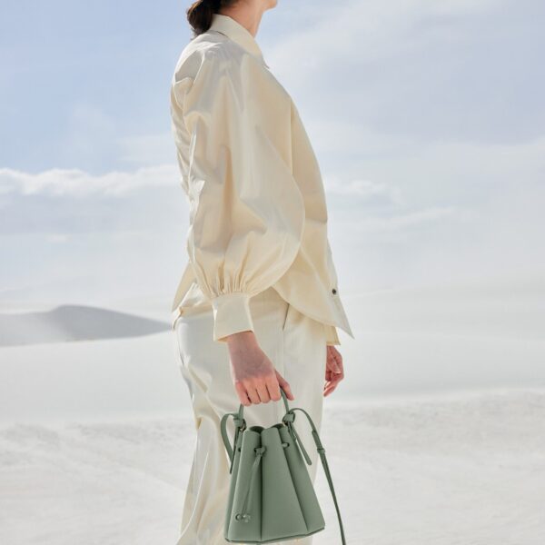 Polene Edition Textured Sage  Bag, view 5