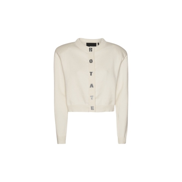 Rotate Ivory Knitwear luxury Cardigan from  Luxury Handbags Marketplace