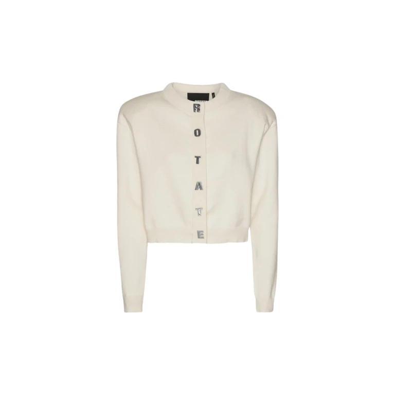 Rotate Ivory Knitwear luxury Cardigan from  Luxury Handbags Marketplace