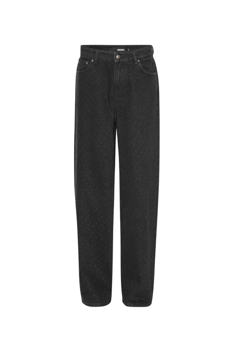 Rotate-Birger-Christensen-High-Rise-Jeans-Dark-Grey71444_nobg Rotate Gray Pants luxury Clothing from Luxury Handbags Marketplace