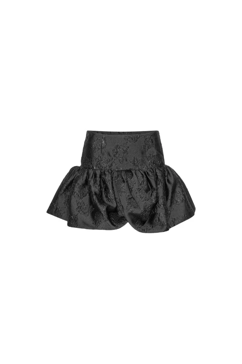 Rotate-Birger-Christensen-Jacquard-Mini-Skirt-Black32364_nobg Rotate Gray Dresses luxury Clothing from Luxury Handbags Marketplace