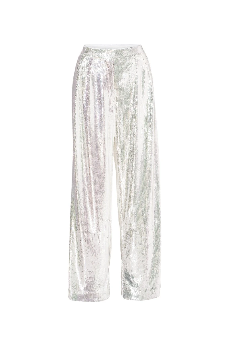 Rotate-Birger-Christensen-Low-Waist-Wide-Leg-Pants-White76580_nobg Rotate White Dresses luxury Clothing from Luxury Handbags Marketplace