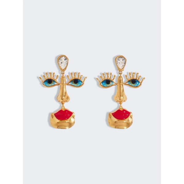 Schiaparelli visage earring