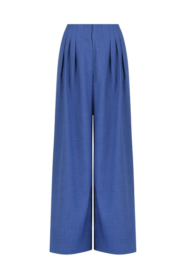 Shona-Joy-Asher-Wide-Leg-Pant-Ocean-Blue37232_nobg Shona Joy Blue Pant luxury Clothing from Luxury Handbags Marketplace
