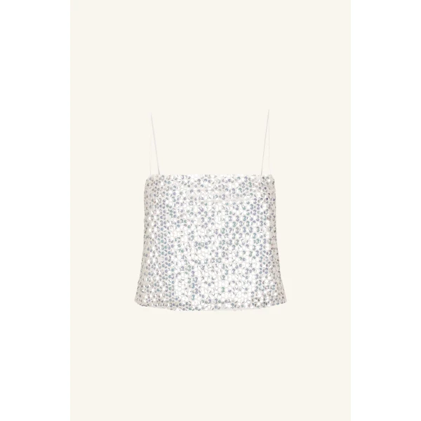 Shona Joy Silver Top luxury Clothing from  Luxury Handbags Marketplace