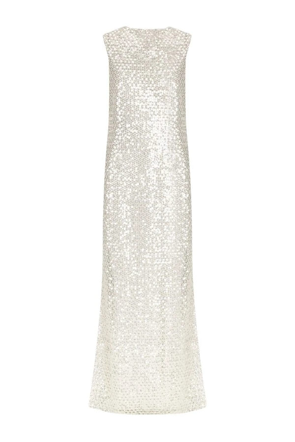 Shona-Joy-Asteri-High-Neck-Sleeveless-Maxi-Dress21164_nobg Shona Joy Silver Dress luxury Clothing from Luxury Handbags Marketplace