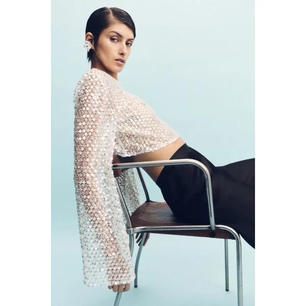 Shona Joy Silver Top luxury Clothing from  Luxury Handbags Marketplace
