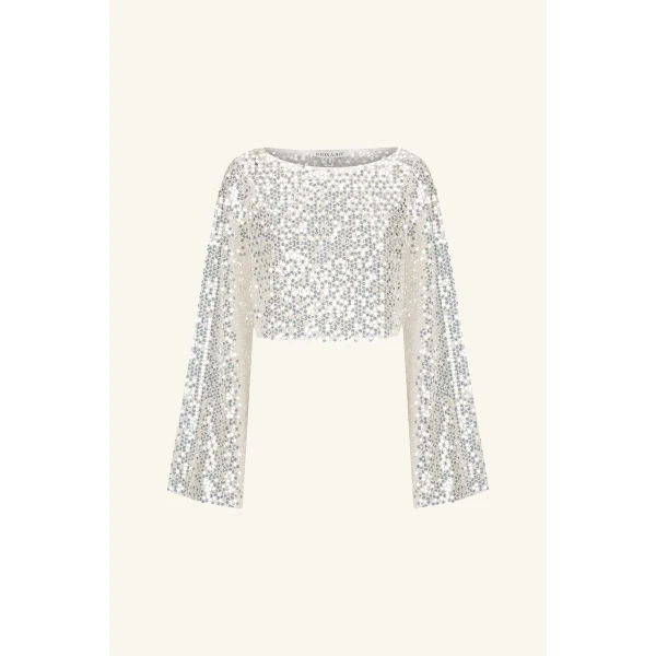 Shona Joy Silver Top luxury Clothing from  Luxury Handbags Marketplace