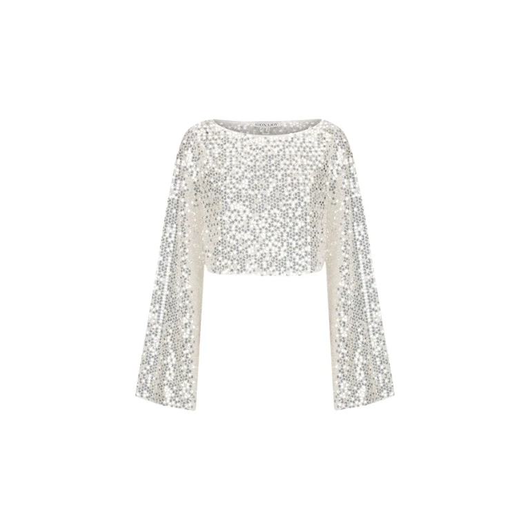 Shona Joy Silver Top luxury Clothing from  Luxury Handbags Marketplace