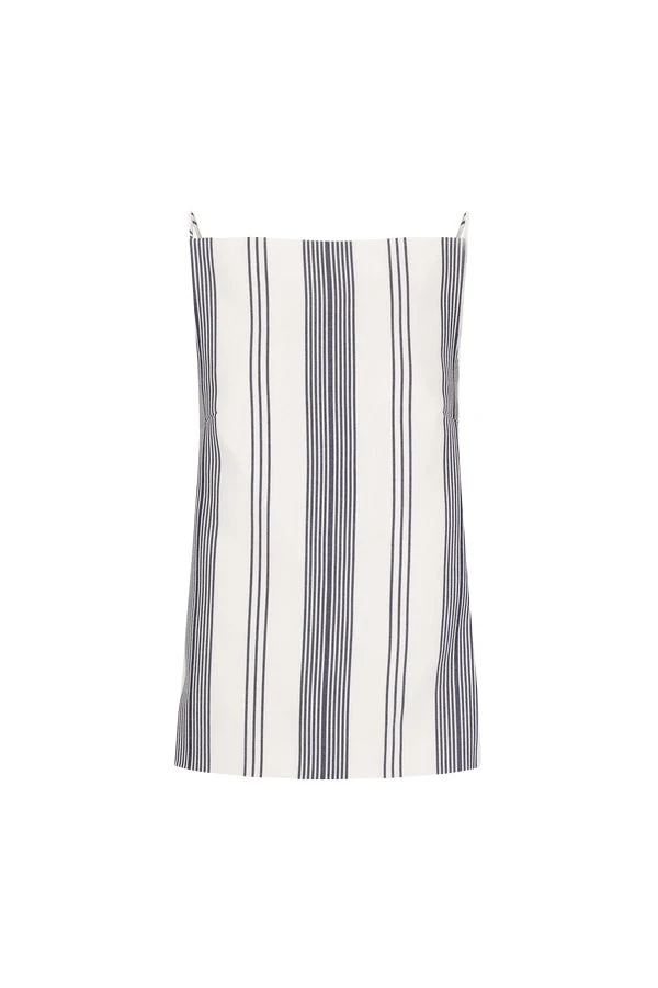 Shona-Joy-Harlow-Open-Back-Tie-Top-Ivory-Navy68773_nobg Shona Joy Multicolour Top luxury Clothing from Luxury Handbags Marketplace