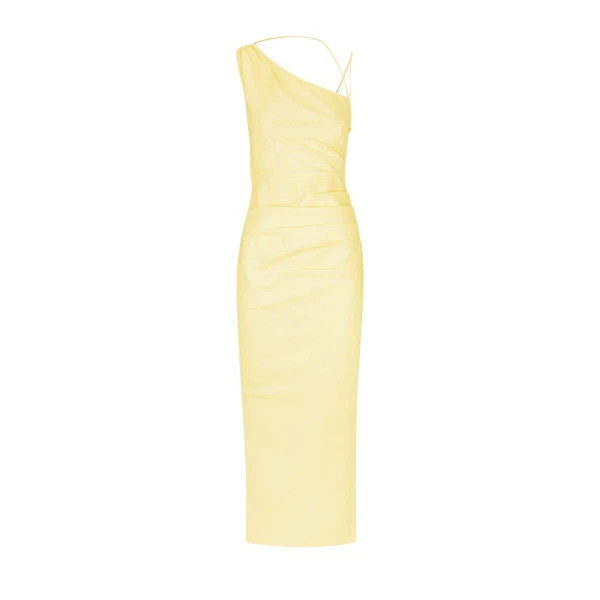 Shona Joy Yellow Dress luxury Clothing from  Luxury Handbags Marketplace