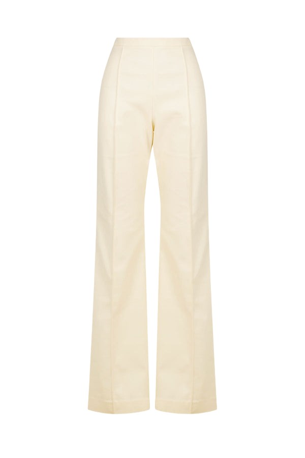Shona Joy Lani Boot Cut Flared Pant – Rice