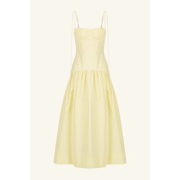 Shona Joy Yellow Dress luxury Clothing from  Luxury Handbags Marketplace