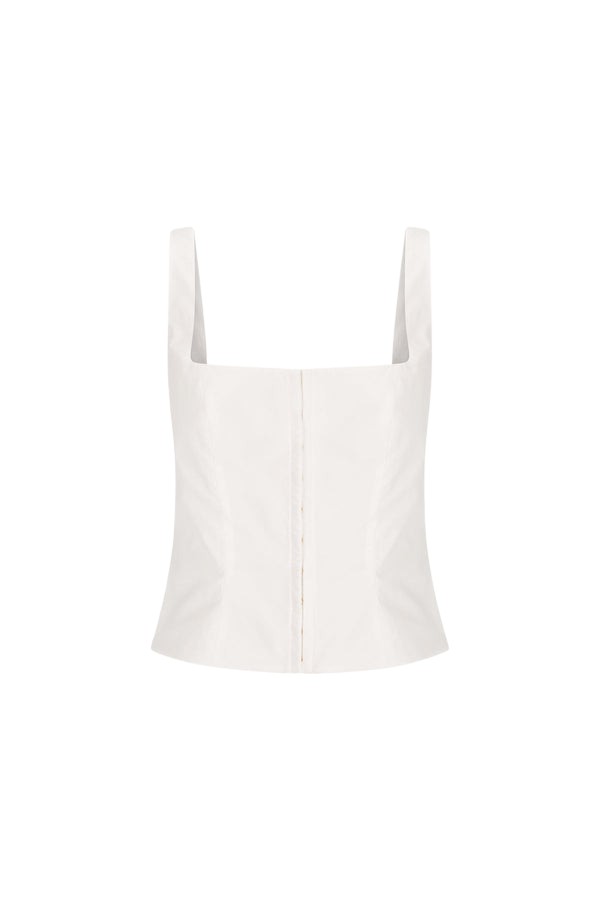 Shona Joy Maiori Square Neck Top – Ivory