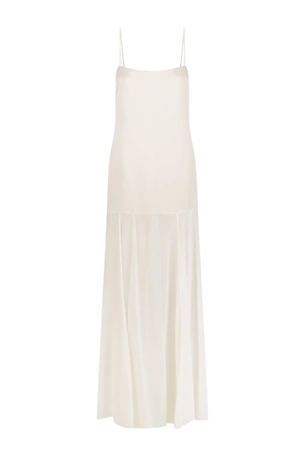 Shona-Joy-Moraya-Dropped-Waist-Maxi-Dress-Ivory77324_nobg Shona Joy Ivory Dress luxury Clothing from Luxury Handbags Marketplace