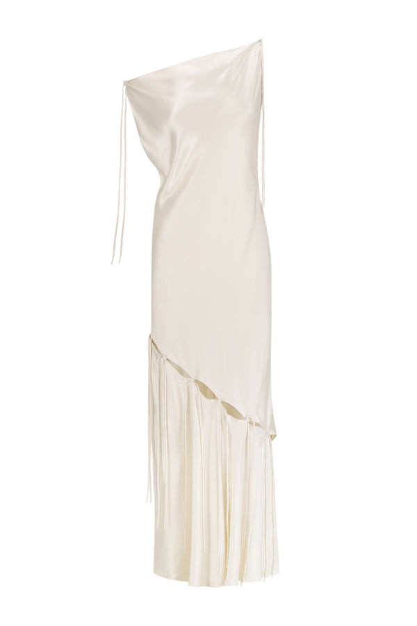 Shona Joy Savanna Tie Maxi Dress – Ivory