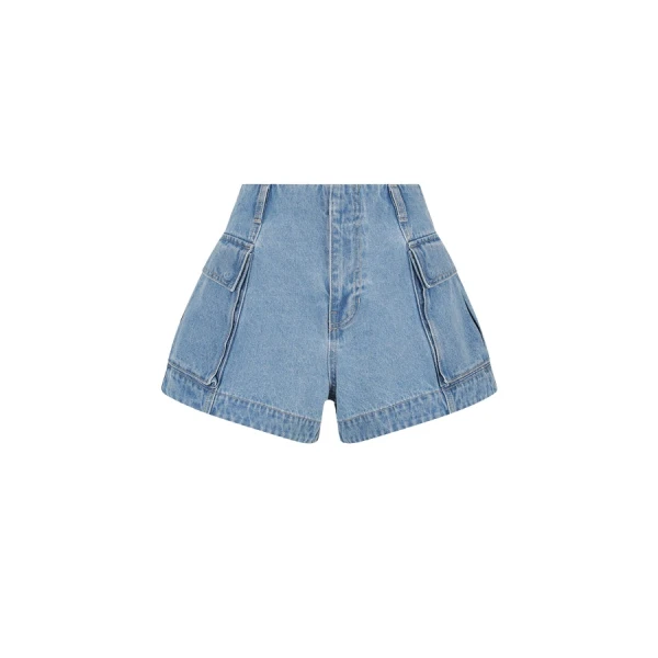 Shona Joy Blue Short luxury Clothing from  Luxury Handbags Marketplace
