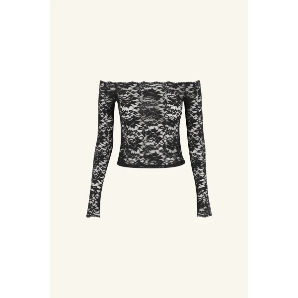 Shona Joy Black Top luxury Clothing from  Luxury Handbags Marketplace