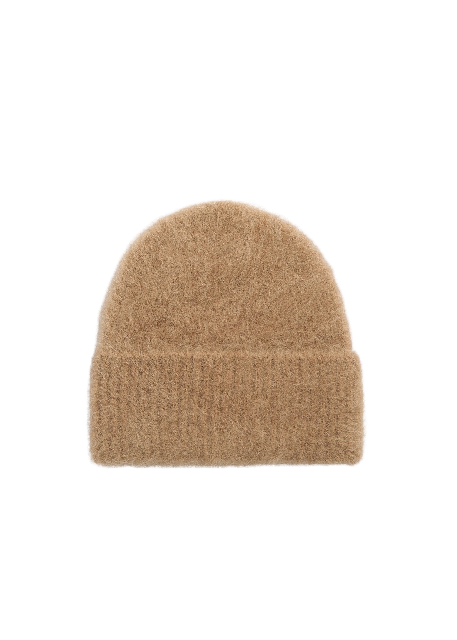 Toteme Alpaca knit beanie camel melange