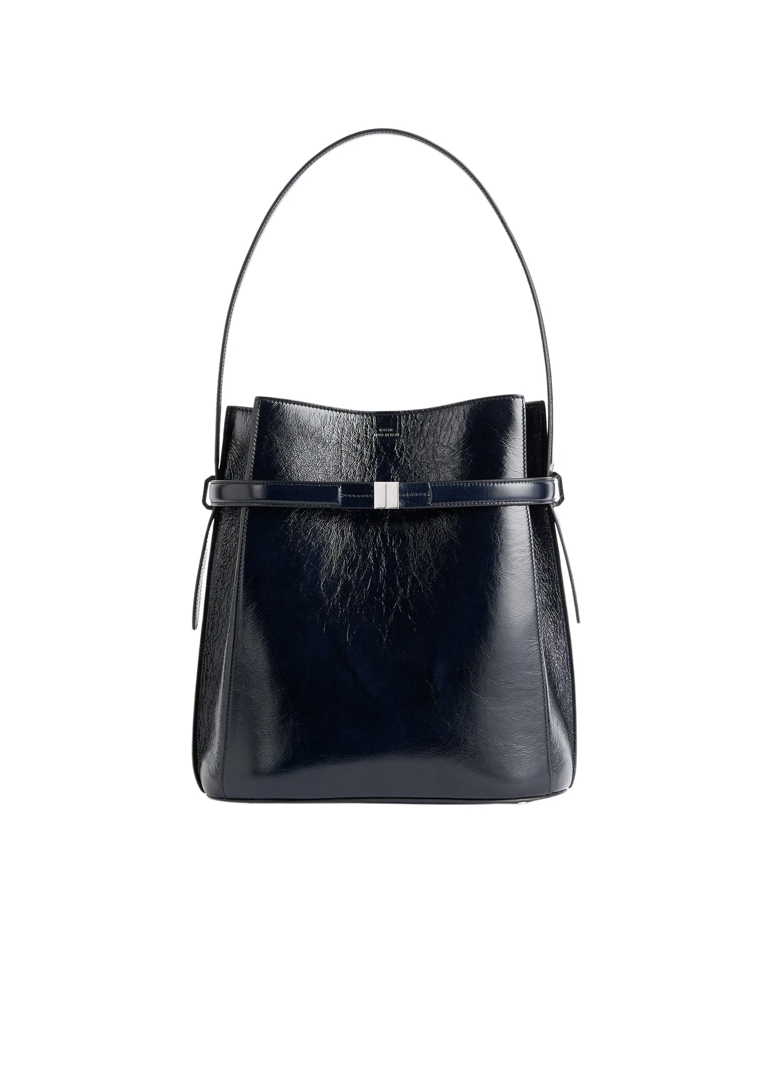 Toteme-Belted-Naplack-bucket-bag-navy-337527_nobg Toteme Bags luxury Bags from Luxury Handbags Marketplace