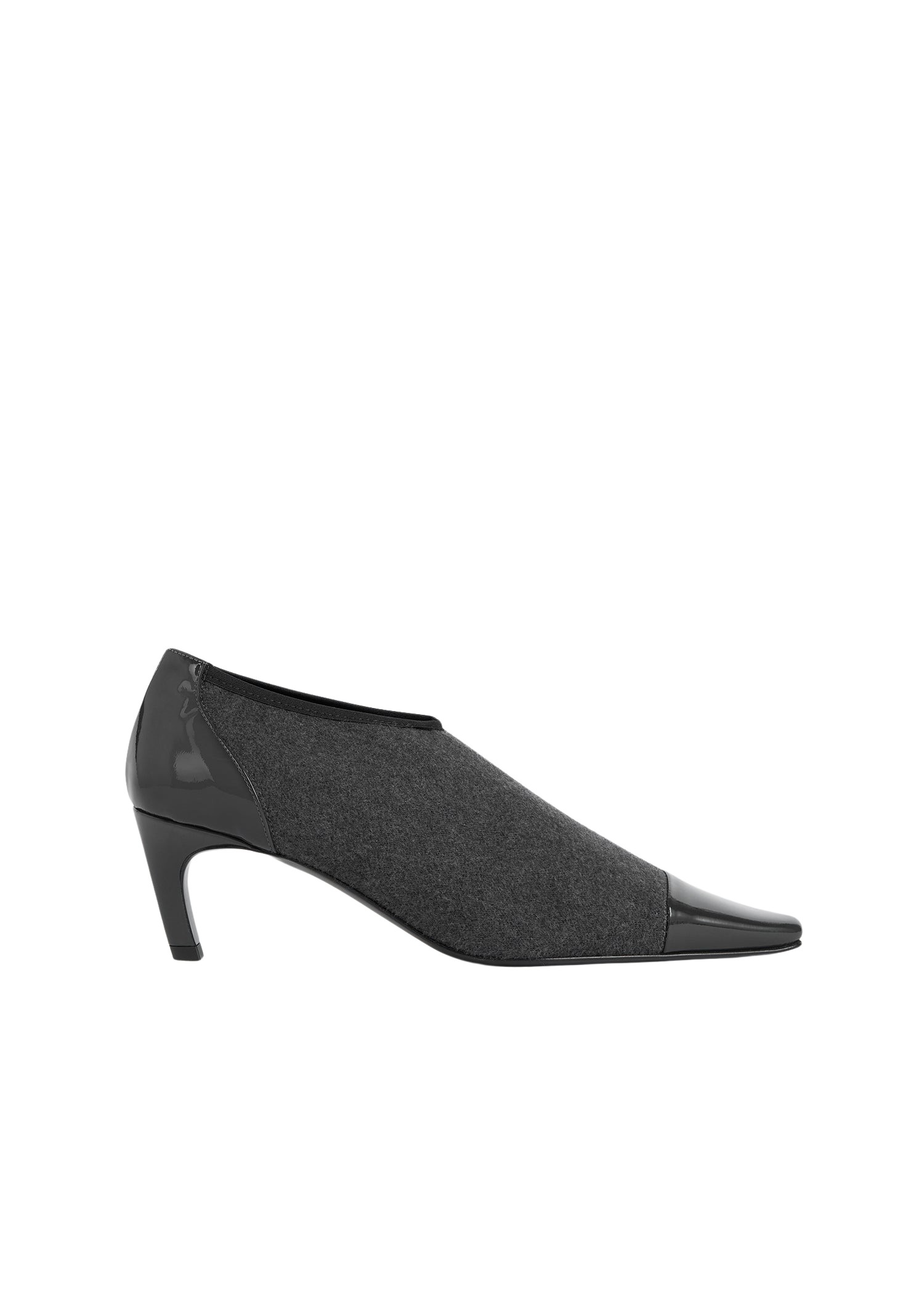 Toteme Bi-material pumps dark grey