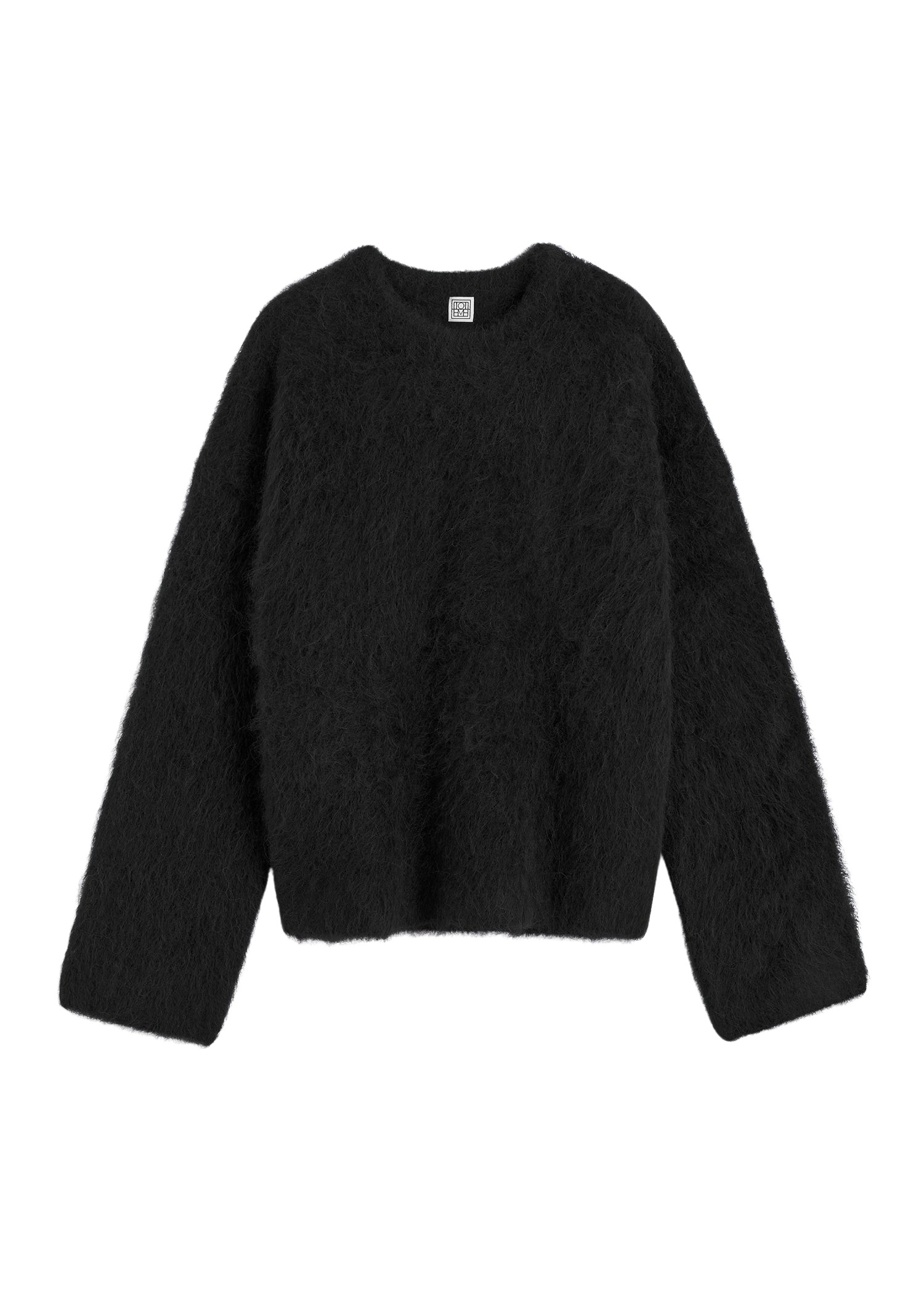 Toteme Boxy alpaca knit black