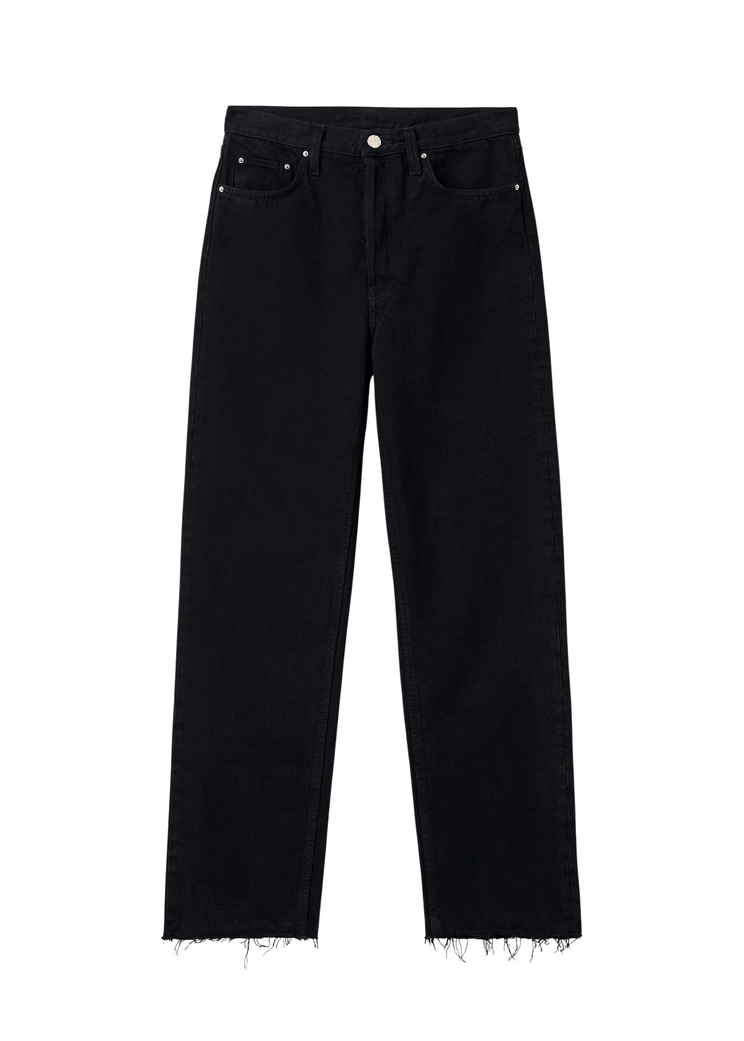 Toteme-Classic-cut-denim-black-519549_nobg Toteme Pants luxury Clothing from Luxury Handbags Marketplace