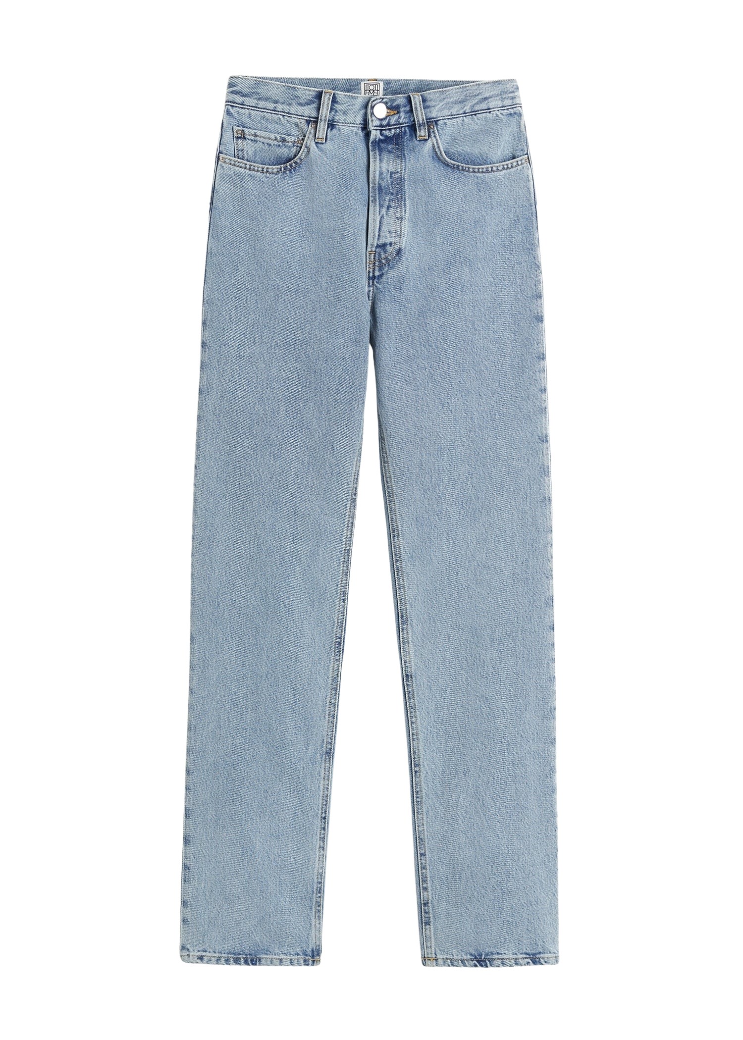 Toteme Classic cut denim full length cool blue