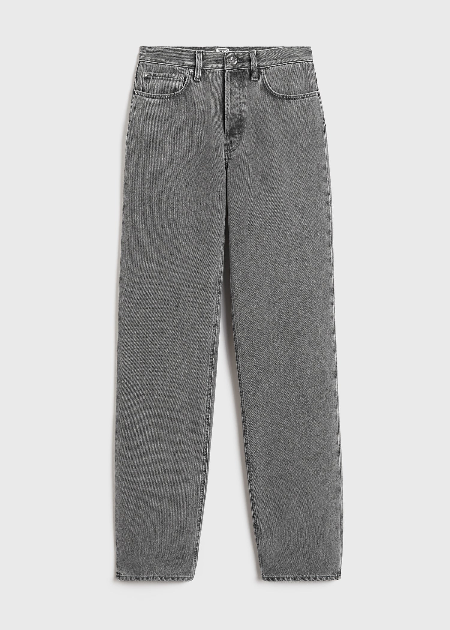 Toteme Classic cut denim full length mid grey