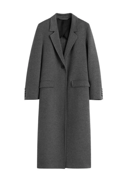 Toteme-Classic-double-coat-mid-grey-melange-537977_nobg Toteme Coats luxury Clothing from Luxury Handbags Marketplace
