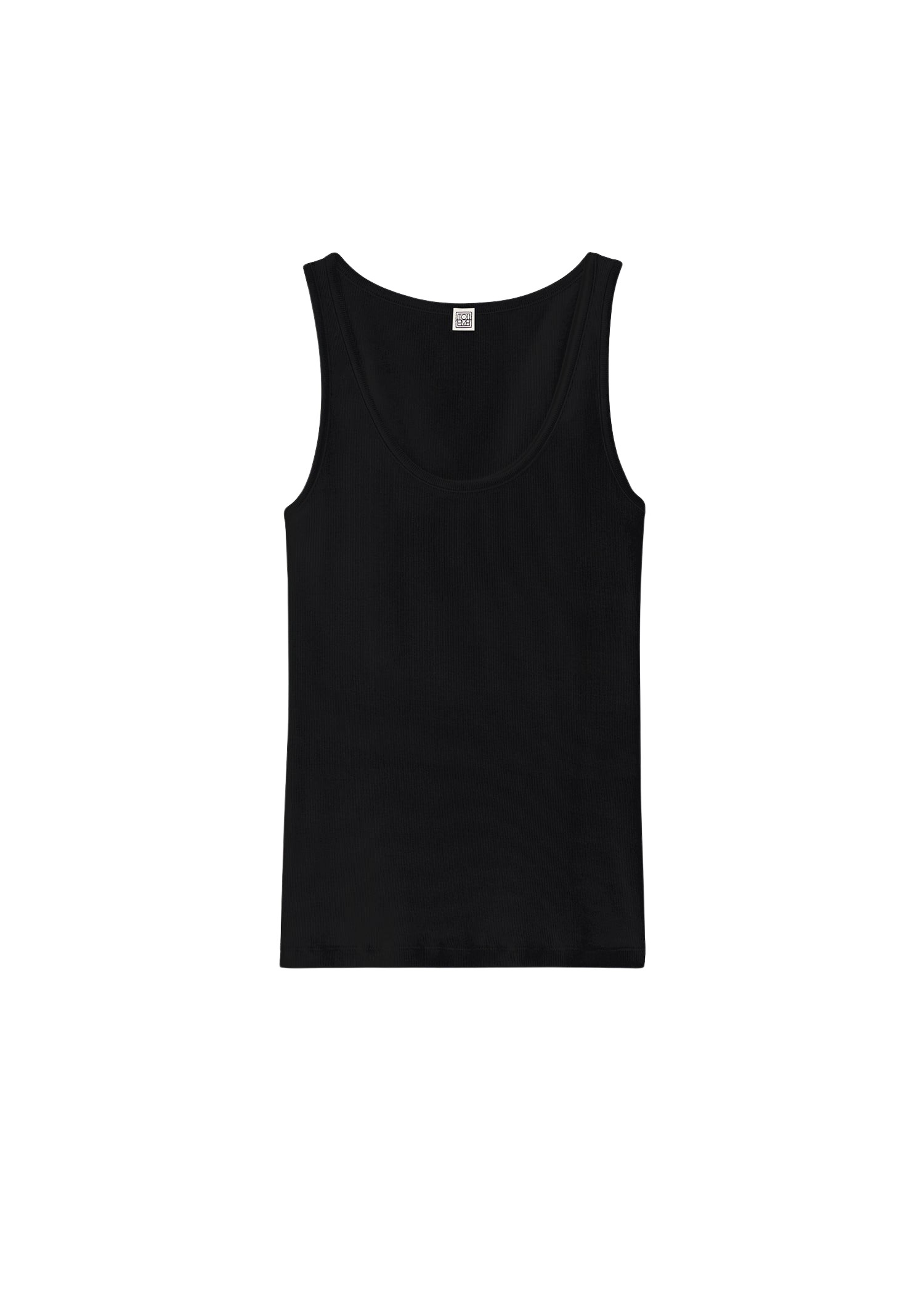 Toteme Classic rib tank black Top